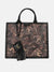 Just Cavalli Women Brown Printed Tote Bag