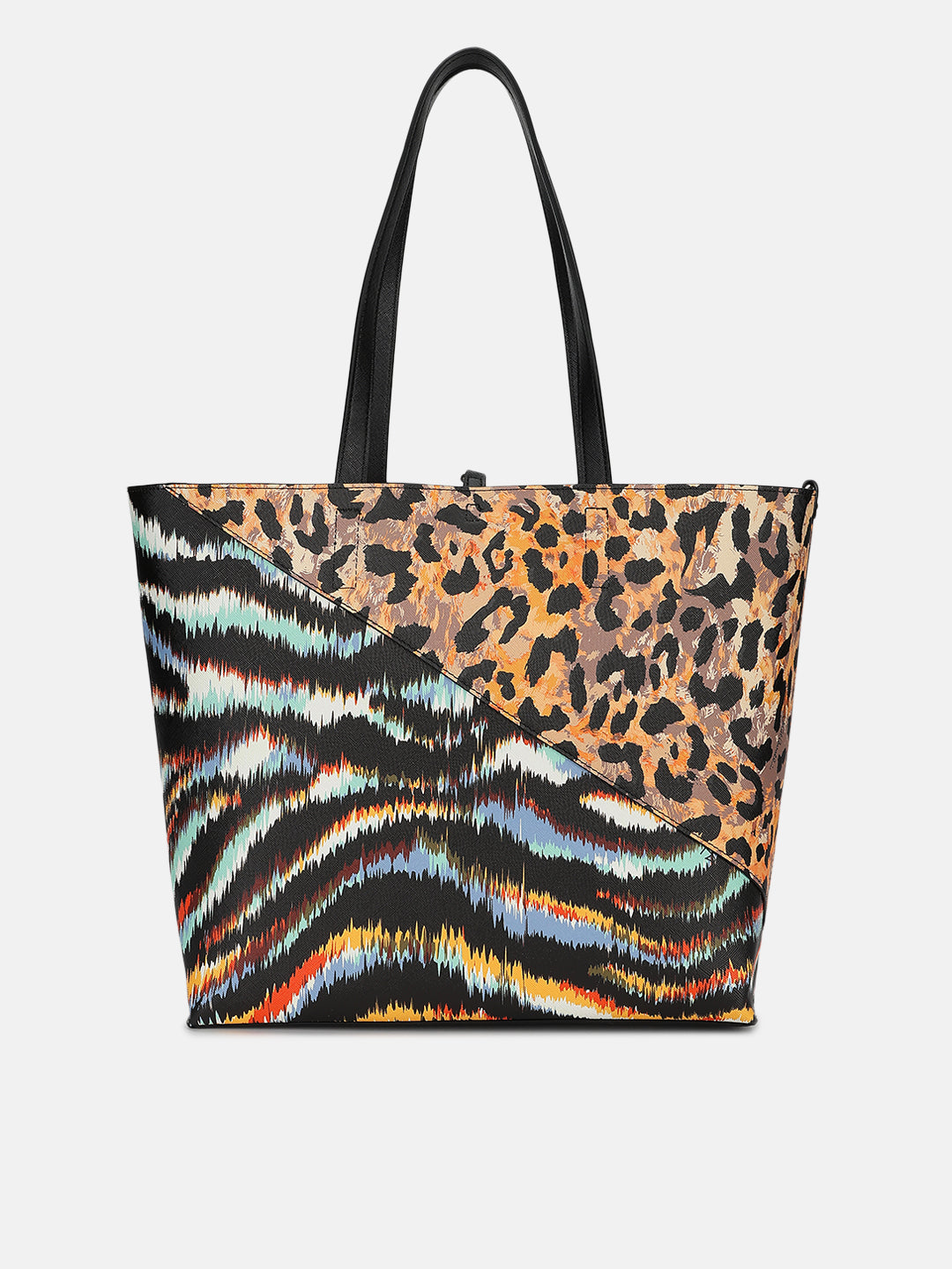 Just Cavalli Women Multi Printed Tote Bag