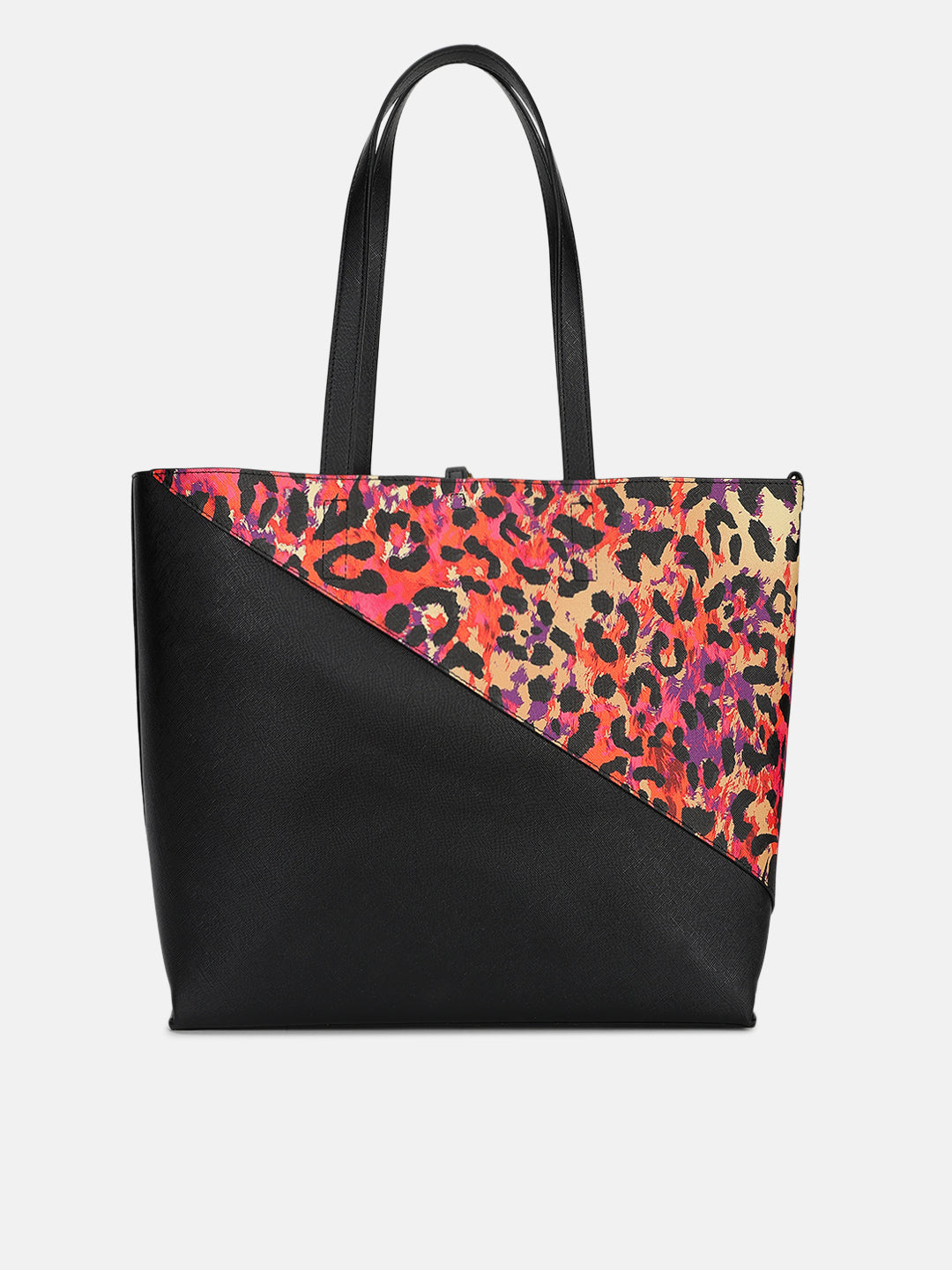 Just Cavalli Women Pink Printed Tote Bag