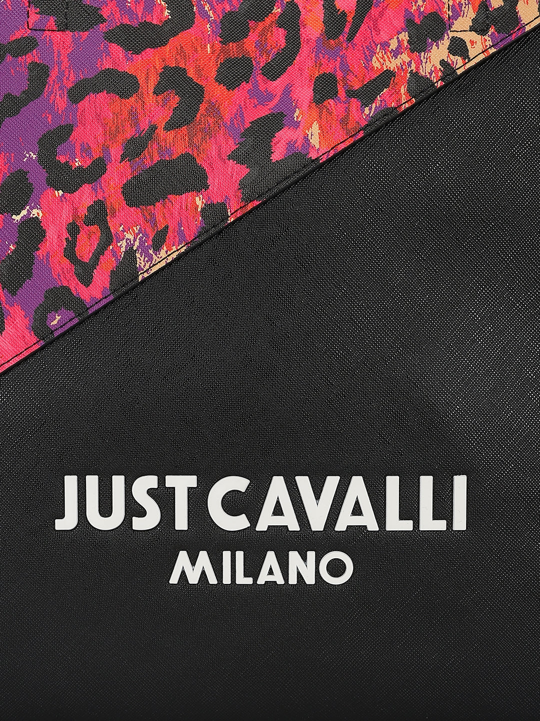 Just Cavalli Women Pink Printed Tote Bag