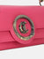 Just Cavalli Women Pink Solid Sling Bag