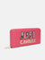 Just Cavalli Women Pink Solid Zip Around Wallet