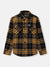 Blue Giraffe Boys Black Checked Spread Collar Full Sleeves Shirt