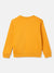 Blue Giraffe Boys Mustard Solid Round Neck Full Sleeves Pullover Style Sweatshirt