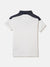 Blue Giraffe Boys White Solid Polo Collar Short Sleeves T-Shirt