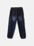 Blue Giraffe Boys Blue Washed Regular Fit Jeans