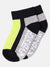 Blue Giraffe Boys Multicolor Color-Blocked Ankle Length Socks