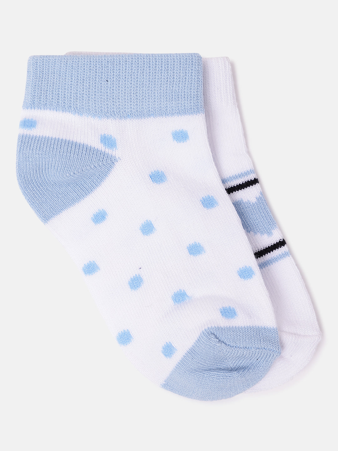 Blue Giraffe Girls Multicolor Patterned Ankle Length Socks