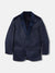 Blue Giraffe Boys Navy Jacquard Notch Collar Full Sleeves Single Breasted Blazer