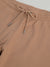 DKNY Women Brown Solid Mid-Rise Jogger Fit Sweatpants