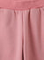 Elle Girls Pink Solid Straight Sweatpant