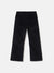 Elle Girls Navy Solid Bootcut Fit Flat-Front Trouser