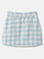 Elle Girls Blue Checked Mini Pencil Skirt