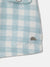 Elle Girls Blue Checked Mini Pencil Skirt