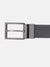 Iconic Men Blue Textured Tang Buckle Belt