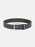 Iconic Men Blue Textured Belt With Tang Buckle