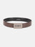 Iconic Men Brown Solid Belt With Push Pin Buckle