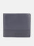 Iconic Men Blue Textured Bi-Fold Wallet