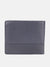 Iconic Men Blue Textured Bi-Fold Wallet