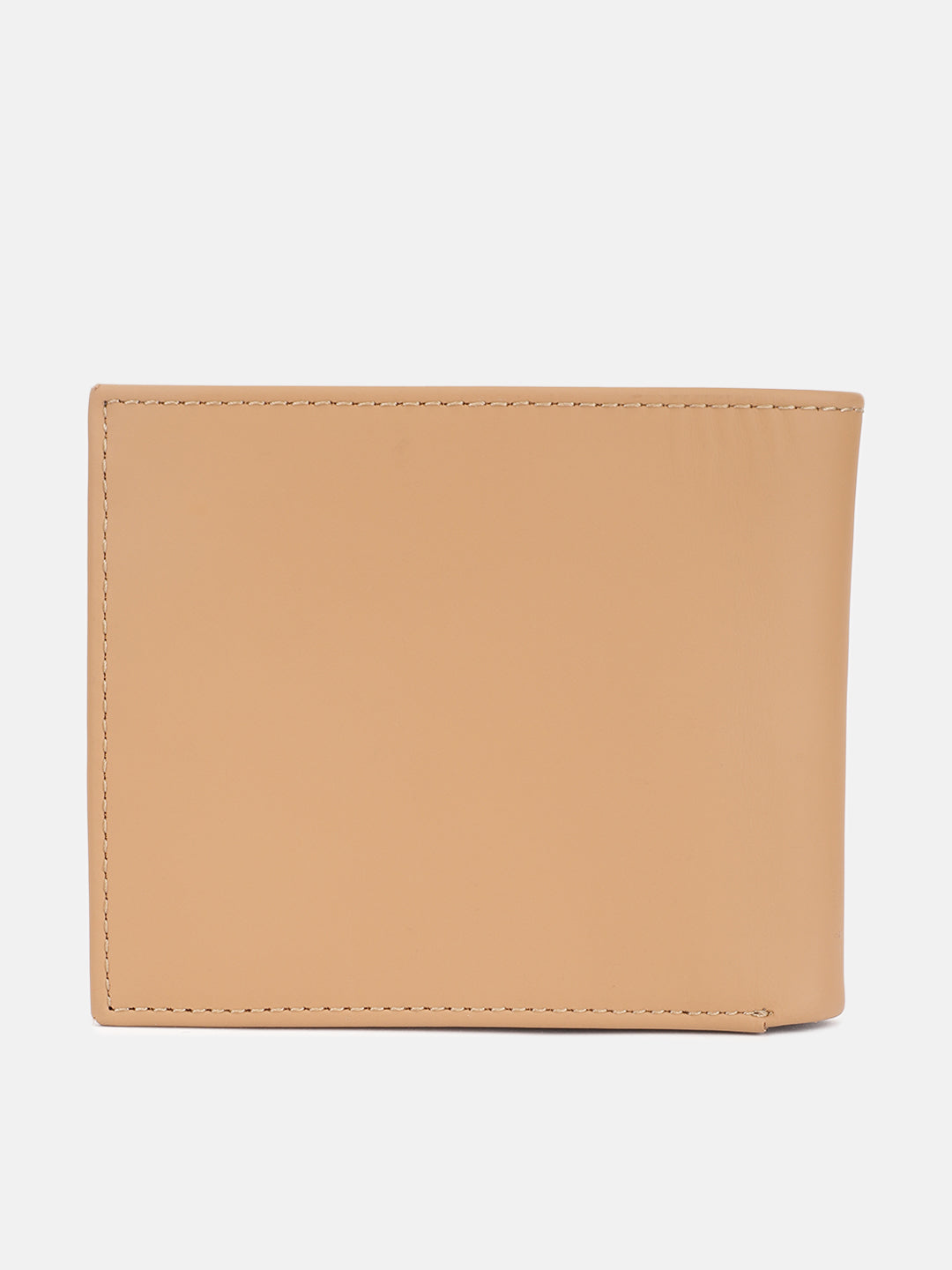 Iconic Men Brown Solid Bi-Fold Wallet