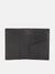 Iconic Men Black Textured Passport Holder