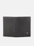 Iconic Men Black Textured Passport Holder