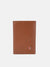 Iconic Men Brown Solid Passport Holder