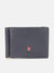 Iconic Men Blue Solid Bi-Fold Wallet