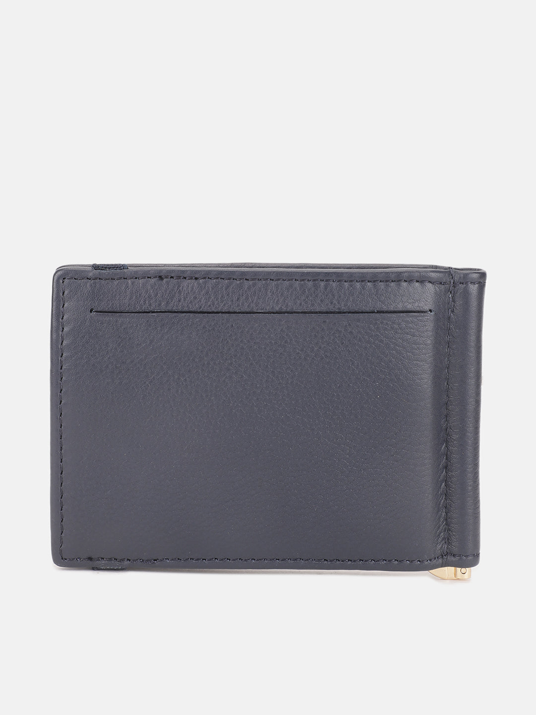 Iconic Men Blue Solid Bi-Fold Wallet