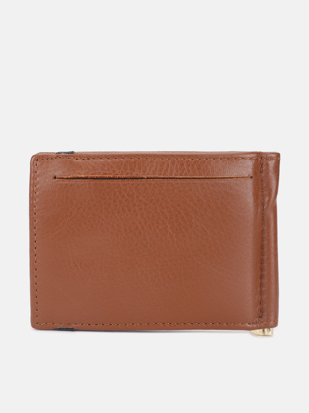 Iconic Men Brown Solid Bi-Fold Wallet