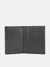 Iconic Men Black Textured Passport Holder