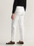 Iconic Men White Solid Regular Fit Cargo Trouser