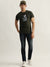 Iconic Men Blue Solid Skinny Fit Mid-Rise Jeans