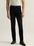 Iconic Men Black Solid Skinny Fit Mid-Rise Jeans