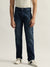 Iconic Men Blue Solid Regular Fit Mid-Rise Jeans