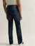 Iconic Men Blue Solid Regular Fit Mid-Rise Jeans