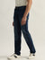 Iconic Men Blue Solid Regular Fit Mid-Rise Jeans