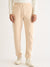 Iconic Men Beige Color-Blocked Regular Fit Sweatpant