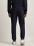 Iconic Men Navy Blue Solid Regular Fit Joggers Style Trackpant