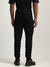 Iconic Men Black Solid Regular Fit Sweatpant