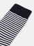 Iconic Men Multicolor Striped Calf Length Socks (Pack Of 1)