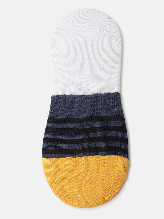 Iconic Men Multicolour Color-blocked Shoe-liner Socks (Pack of 1)