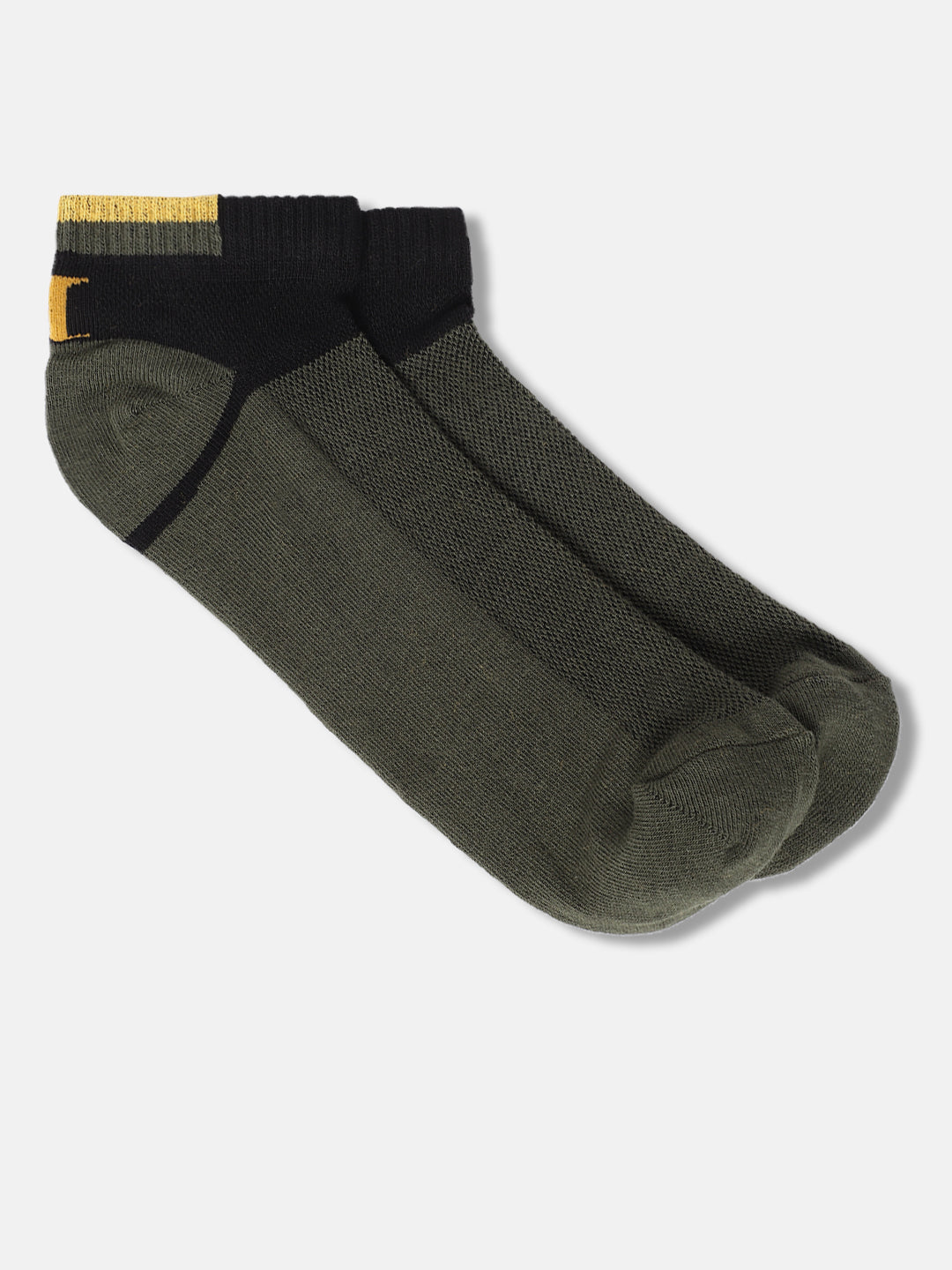 Iconic Men Multicolor Solid Ankle Length Socks (Pack Of 2)