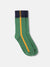 Iconic Men Multicolor Striped Calf Length Socks (Pack Of 1)