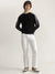 Iconic Men Black Solid Round Neck Full Sleeves Pullover Style Sweater