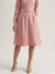 Iconic Women Pink Solid Flared A-Line Skirt