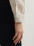 Iconic Women Beige Solid Spread Collar Full Sleeves Shirt