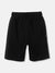 Antony Morato Boys Black Solid Regular Fit Shorts