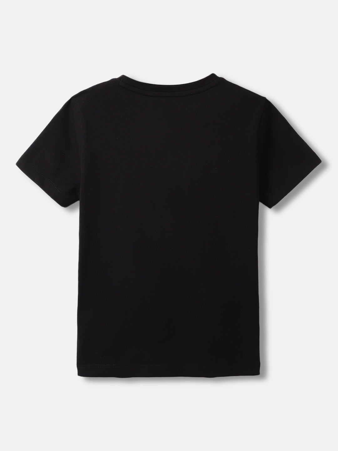 Antony Morato Boys Black Printed Round Neck Short Sleeves T-shirt