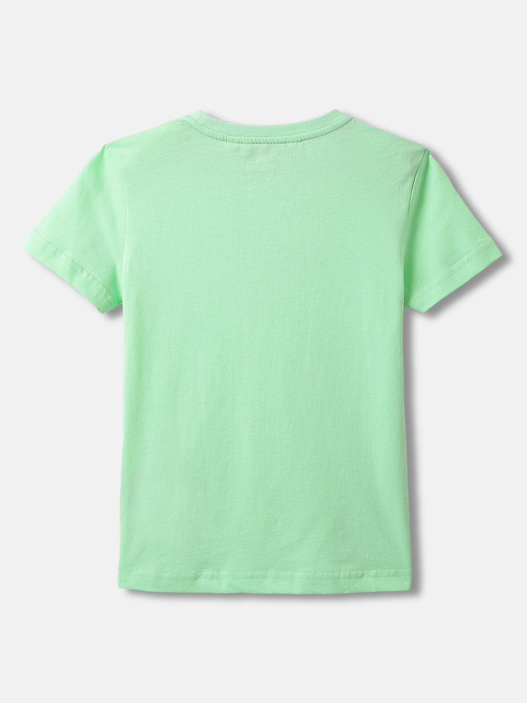 Antony Morato Boys Green Printed Round Neck Short Sleeves T-shirt